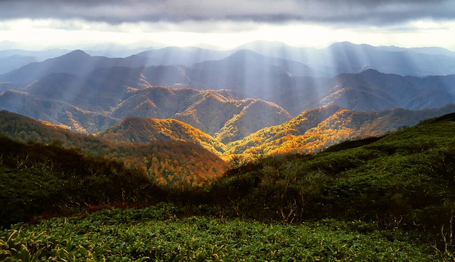 秋天 山 白-三七 - 上的免费照片