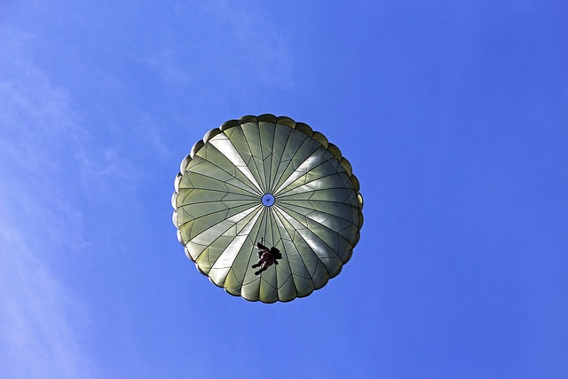 跳伞者 跳下 飞机 - 上的免费照片