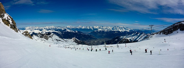 全景 滑雪 Kitzsteinhorn - 上的免费照片
