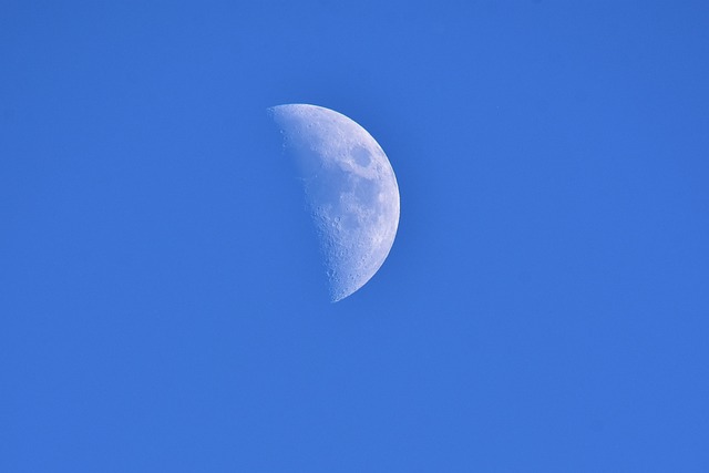 月亮 天堂 蓝色的 - 上的免费照片