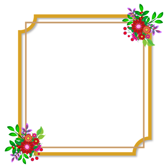 相框 花朵 婚礼 - 上的免费图片