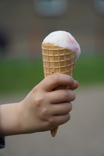 冰淇淋 手 冰淇淋蛋筒 - 上的免费照片