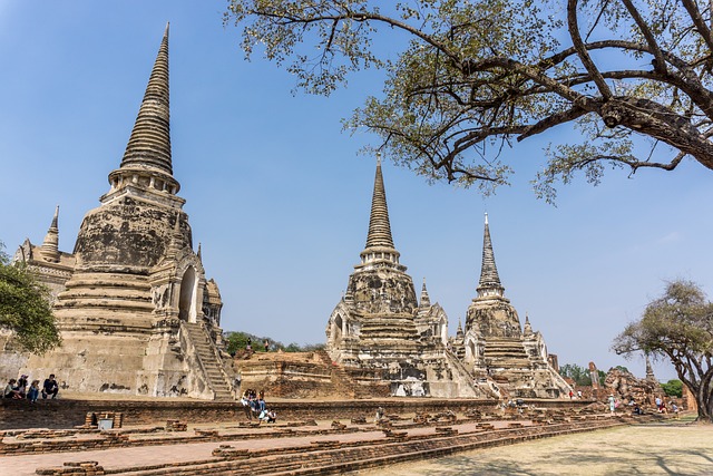 帕那Si Ayutthaya 泰国 世界遗产 - 上的免费照片