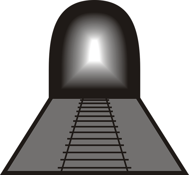 隧道 曲目 滑轨 - 免费矢量图形