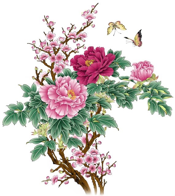Flower 国画 - 上的免费图片