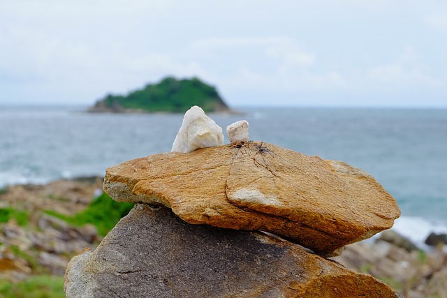 沙美岛 石头强劲。 - 上的免费照片