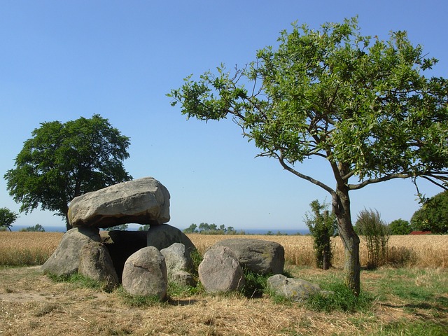 石头坟墓 玉米地 支石墓 - 上的免费照片