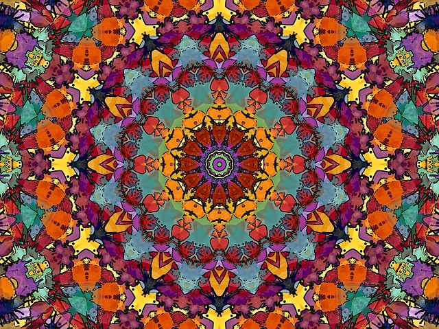分形 万花筒 曼荼罗 - 上的免费图片