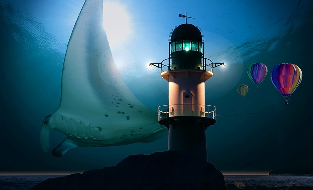 灯塔 信标 海洋 - 上的免费图片