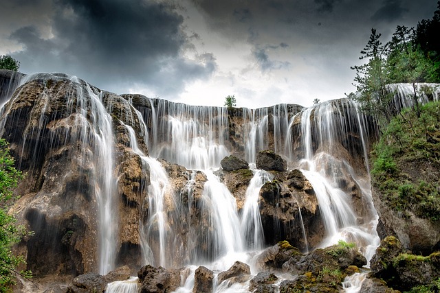 九寨沟 瀑布 水 - 上的免费照片