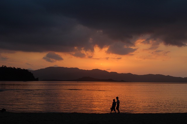 日落 海滩 菲律宾 - 上的免费照片