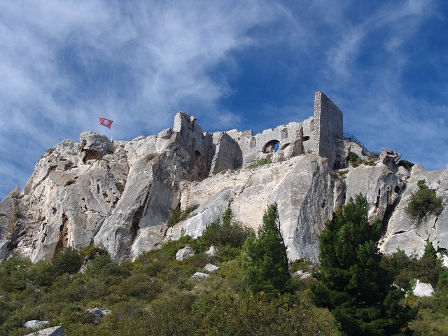 城堡 法国 Les-博德-普罗旺斯 - 上的免费照片