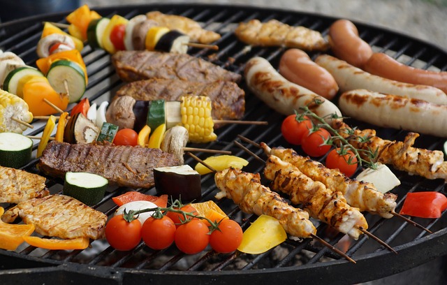 烤的食物 从 Tablegrill 烤肉 - 上的免费照片