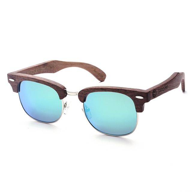 Wood Sunglasses Clubmaster - 上的免费照片