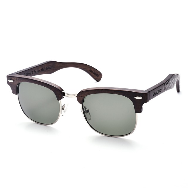 Wood Sunglasses Clubmaster - 上的免费照片