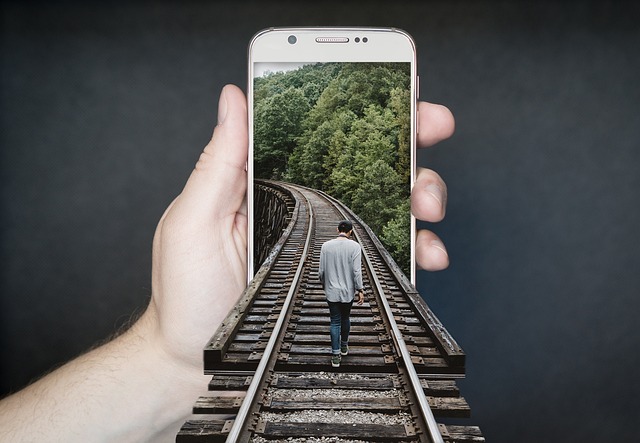 列车轨道 铁路 手机 - 上的免费照片
