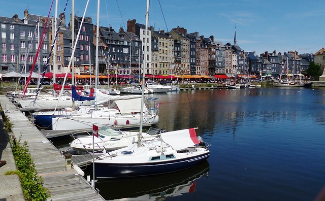 Honfleur 大西洋 村里的港口 - 上的免费照片