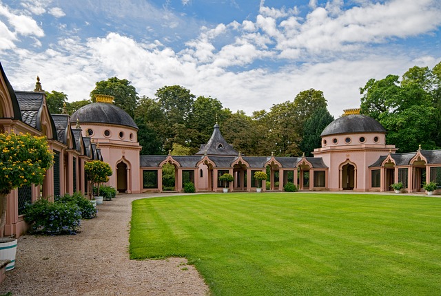 红色清真寺 宫廷花园 Schwetzingen - 上的免费照片