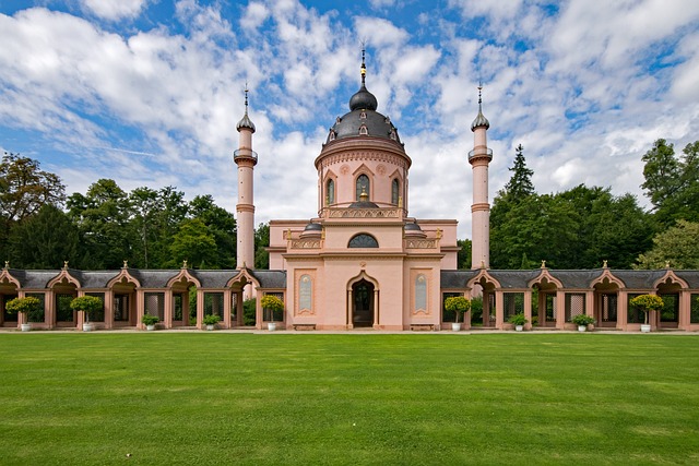 红色清真寺 宫廷花园 Schwetzingen - 上的免费照片
