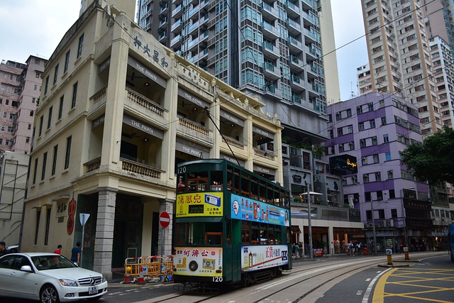 香港邮政 电车 铁路 - 上的免费照片