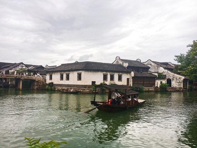 乌镇 河流 划船 - 上的免费照片