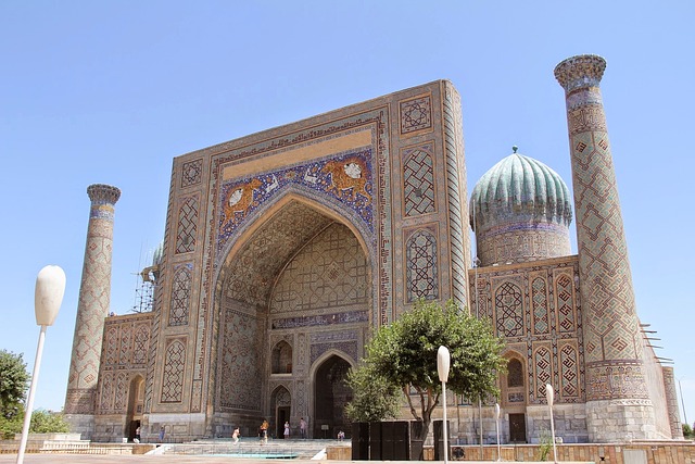 乌兹别克斯坦 清真寺 撒马尔罕 - 上的免费照片