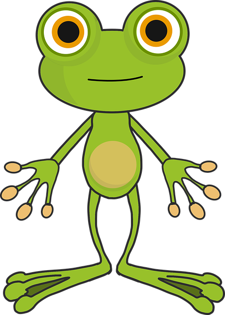 青蛙 卡通片 蟾蜍 - 免费矢量图形