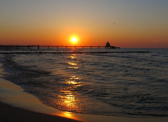 波罗的海 青斯特 日落 - 上的免费照片