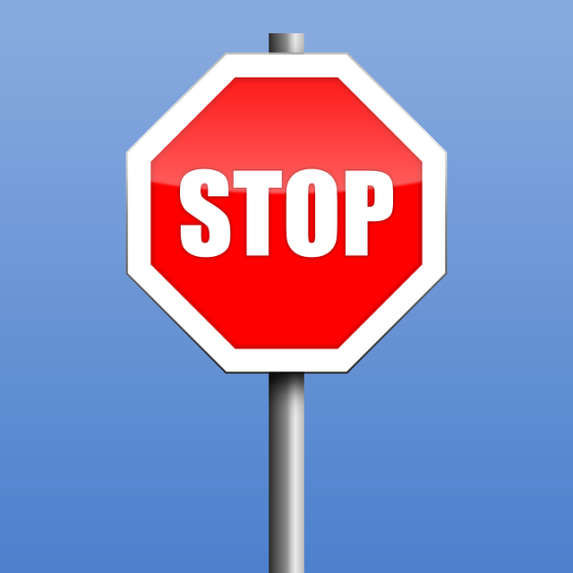 停止 路标 警告 - 免费矢量图形