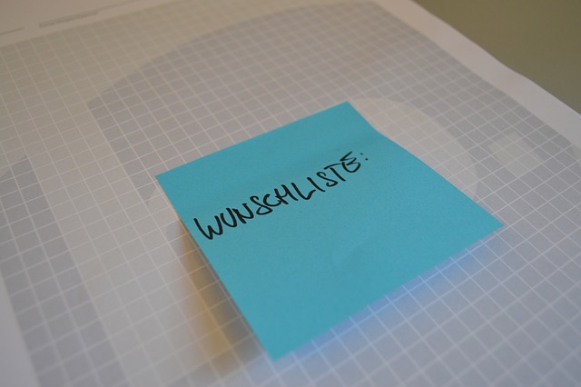 Postit 愿望清单 笔记 - 上的免费照片