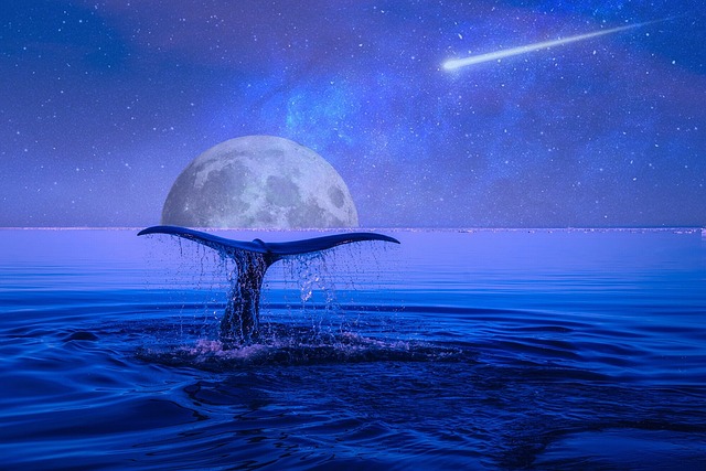 月亮 星星 射击之星 - 上的免费照片