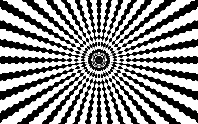 爆炸形 旭日 催眠的 - 免费矢量图形