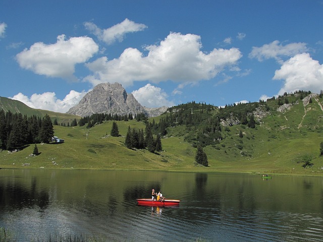 K?rbersee 船 阿尔卑斯山 - 上的免费照片