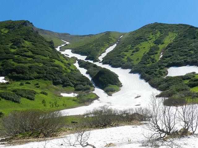 山 夏天 雪 - 上的免费照片