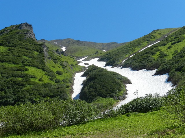 山 夏天 雪 - 上的免费照片