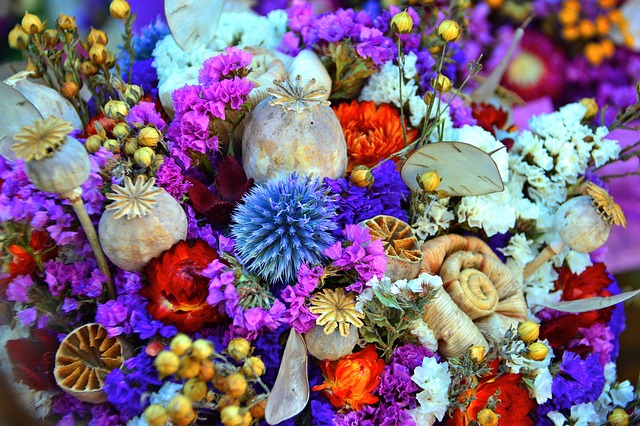 干花 颜色 花圈 - 上的免费照片