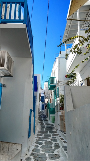 米科诺斯岛 希腊 胡同 - 上的免费照片