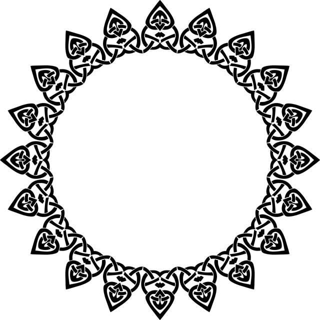框架 凯尔特结 装饰性的 - 免费矢量图形