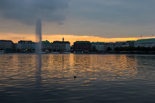 汉堡 Alster 城市 - 上的免费照片