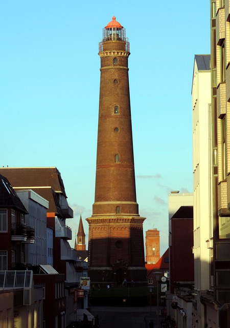 新灯塔 Borkum 城市 - 上的免费照片