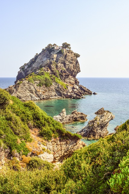 希腊 Skopelos Kastri - 上的免费照片