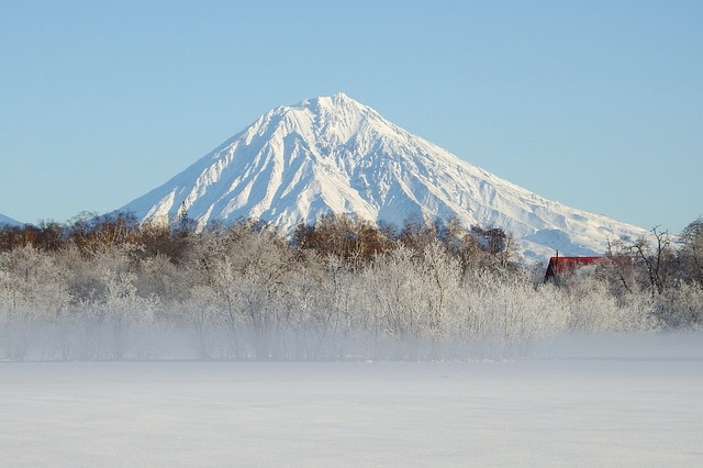 科里亚克火山 堪察加半岛 冬季 - 上的免费照片