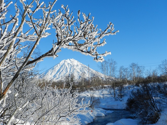 科里亚克火山 堪察加半岛 冬季 - 上的免费照片
