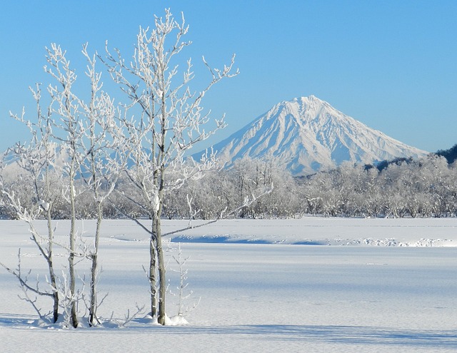 科里亚克火山 堪察加半岛 冬季 - 上的免费照片