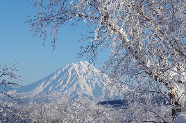 科里亚克火山 堪察加半岛 冬季 - 上的免费照片