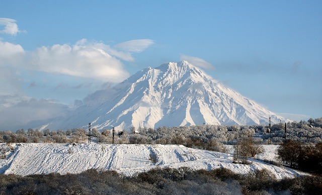 科里亚克火山 堪察加半岛 冬季 - 上的免费照片