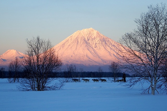 科里亚克火山 堪察加半岛 冬季 - 上的免费照片