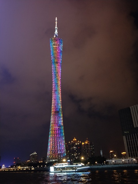 广州塔 夜景 - 上的免费照片