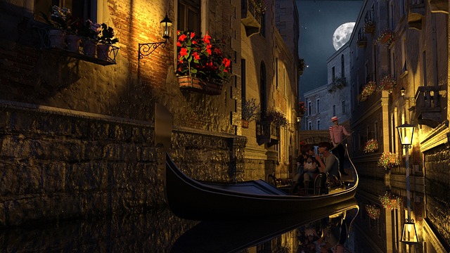 威尼斯 缆车 午夜 - 上的免费照片