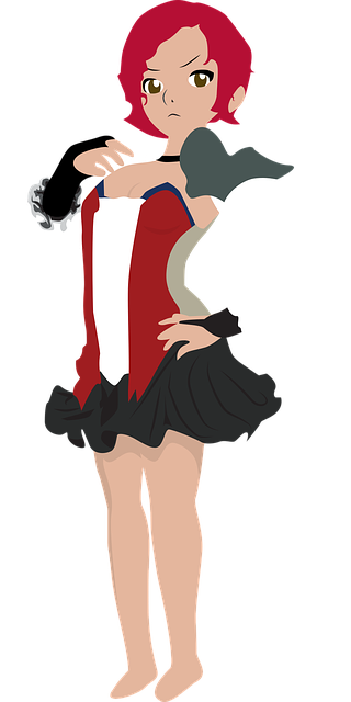 红色头发的女人 红色头发的女孩 Svg 文件 - 免费矢量图形